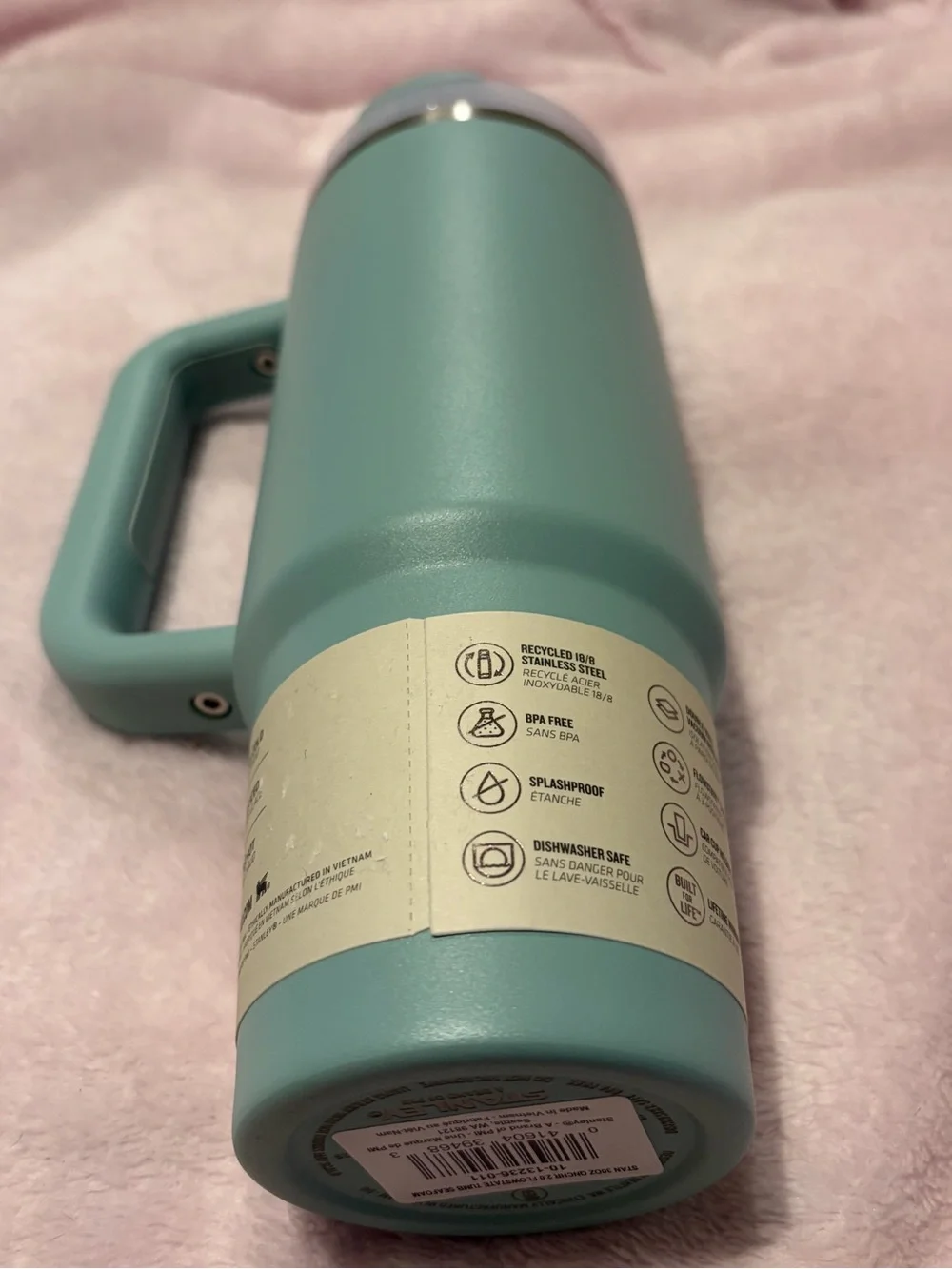 STANLEY QUENCHER TUMBLER H2O IN SEAFOAM GREEN 30 OZ NWT!